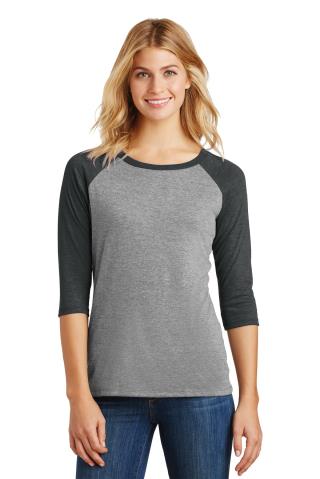 Ladies' Perfect Tri 3/4-Sleeve Raglan