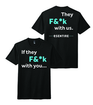 ES1-DM130DTB - eSentire F&*K Tee