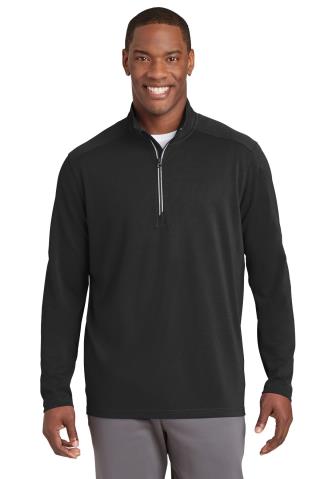 Sport-Wick Textured 1/4-Zip Pullover