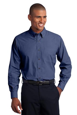 Tall Crosshatch Easy Care Shirt